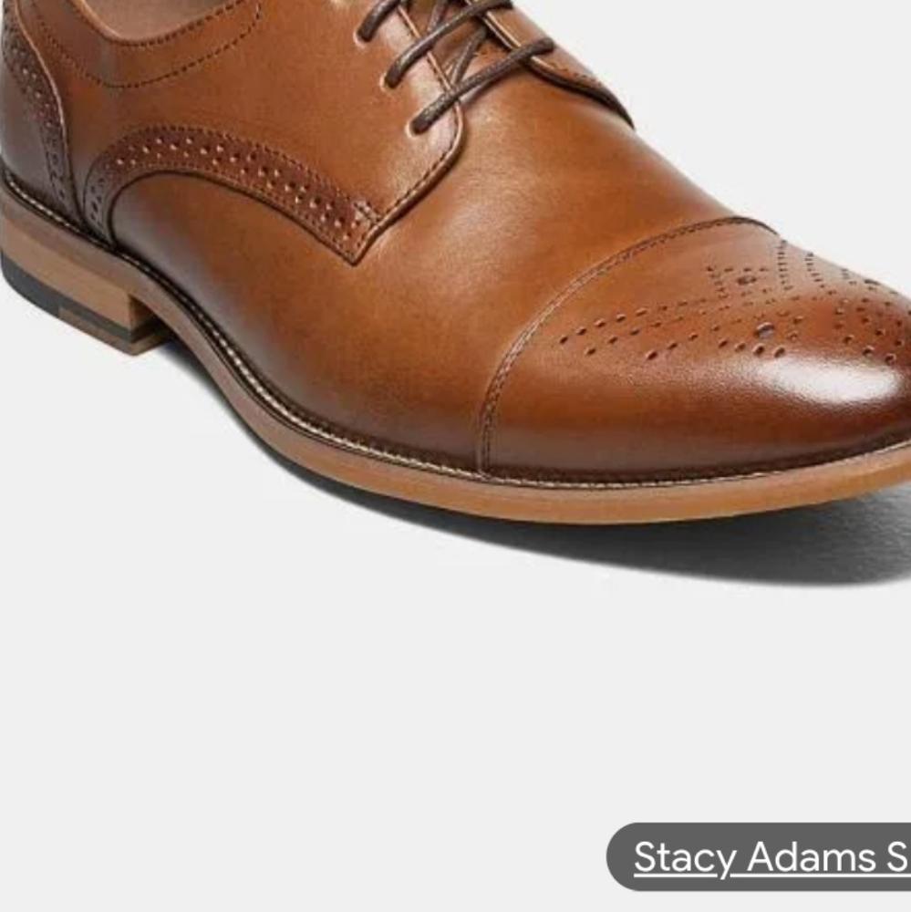 Stacy Adams Brown Leather Oxfords